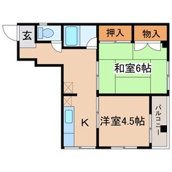 ネオトピア中央の物件間取画像